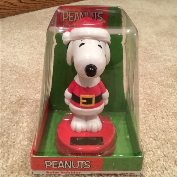 Peanuts Other - Snoopy Christmas Solar Bobbler